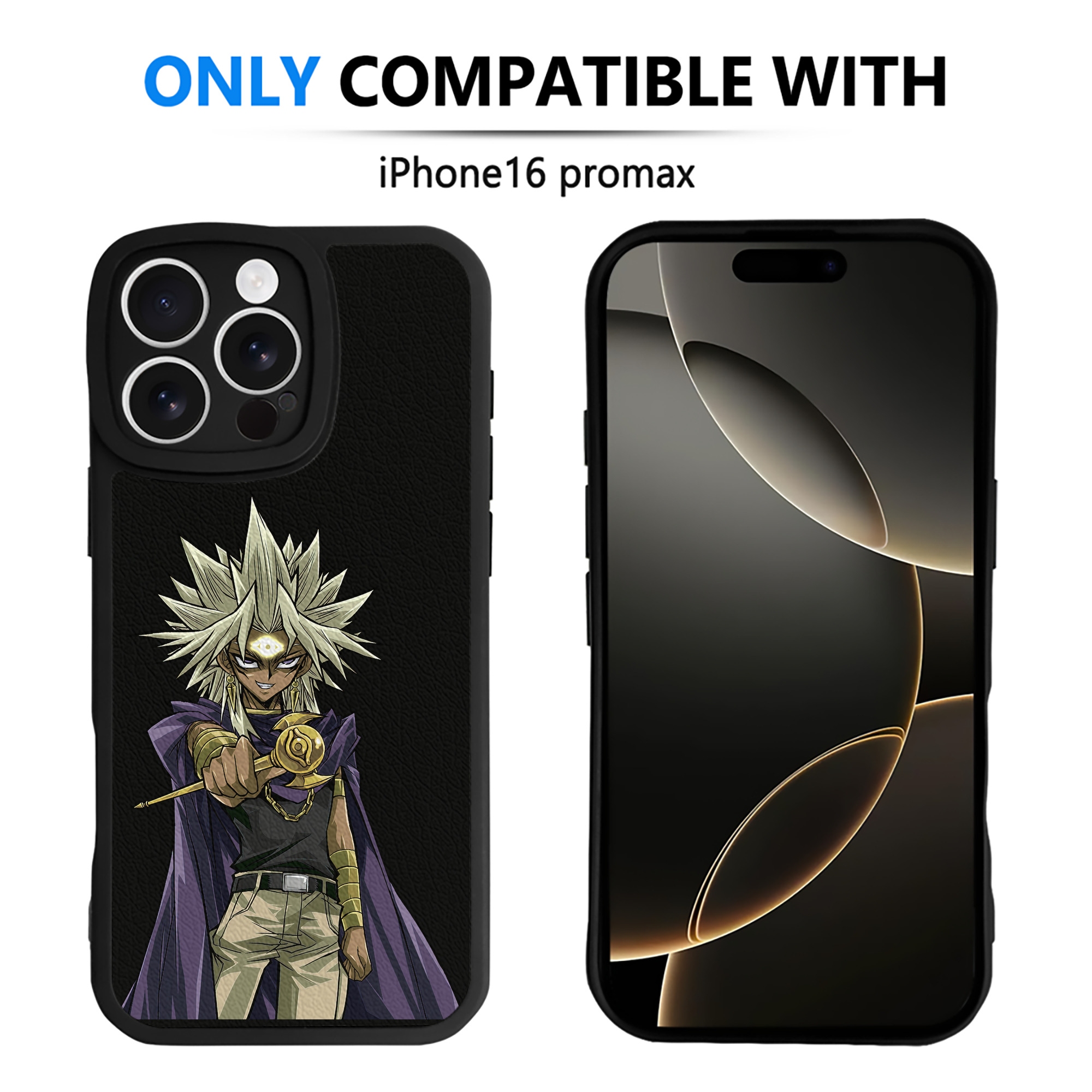 遊☆戯☆王 Yu-Gi-Oh! 【iPhone 16シリーズ対応】シリコンスマホケース（レザー調） 材質：シリコン